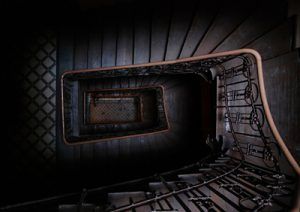 escaleras vista desde arriba